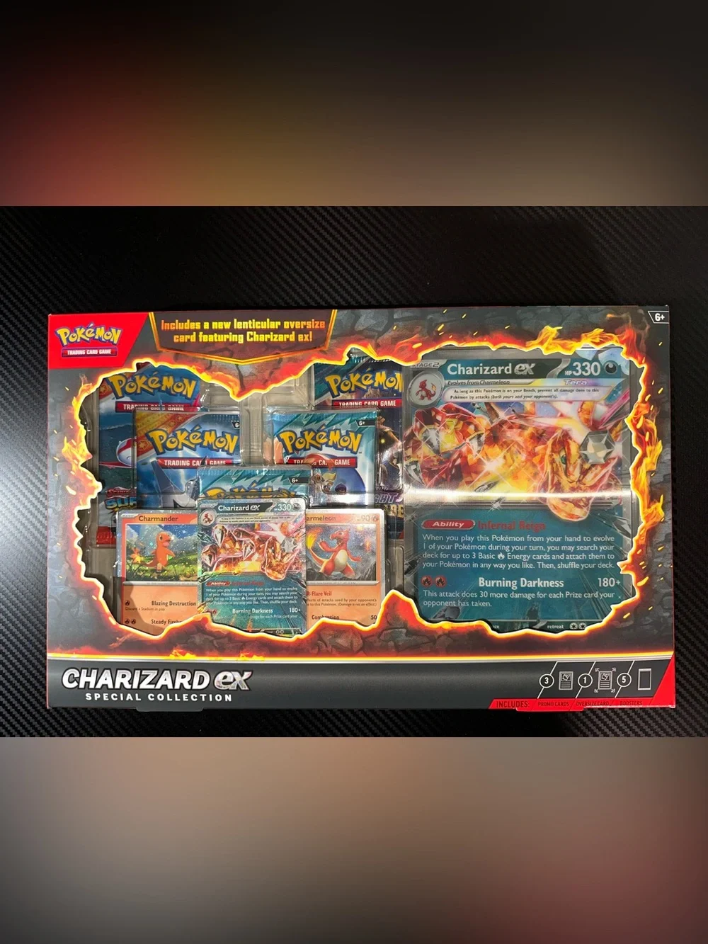 Charizard ex Collection - Red Charizard Trading Card Set